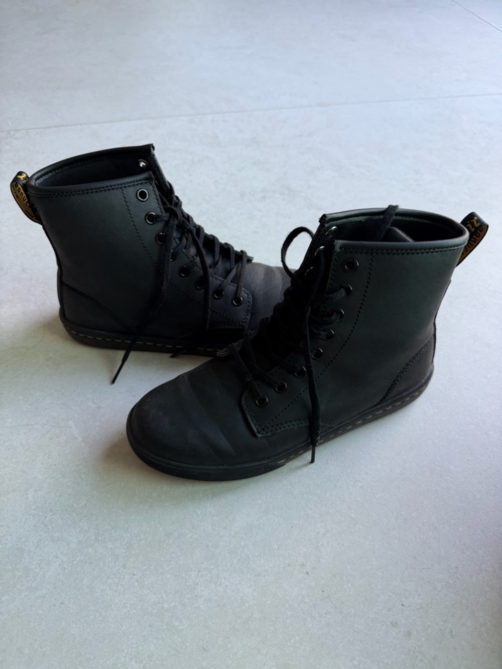 Dr. Martens Black Sheridan Lace-Up Boots (Box)